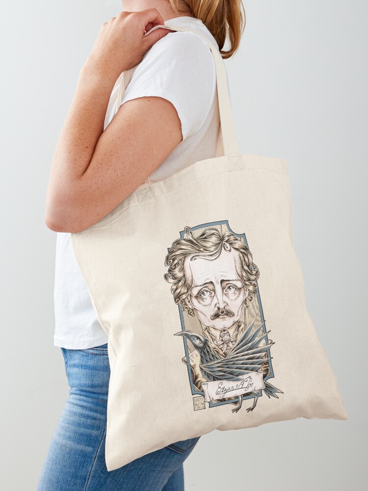Women Bags Edgars - Edgar Allan Poe - ARTbyGB Borsa
