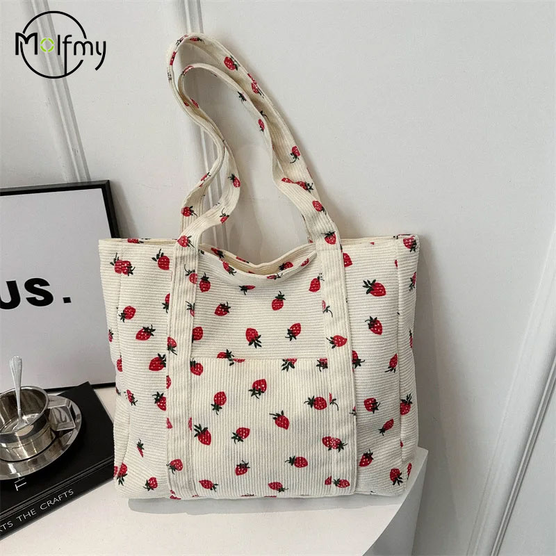Women Bags Zara - Borsa in velluto a coste Borsa