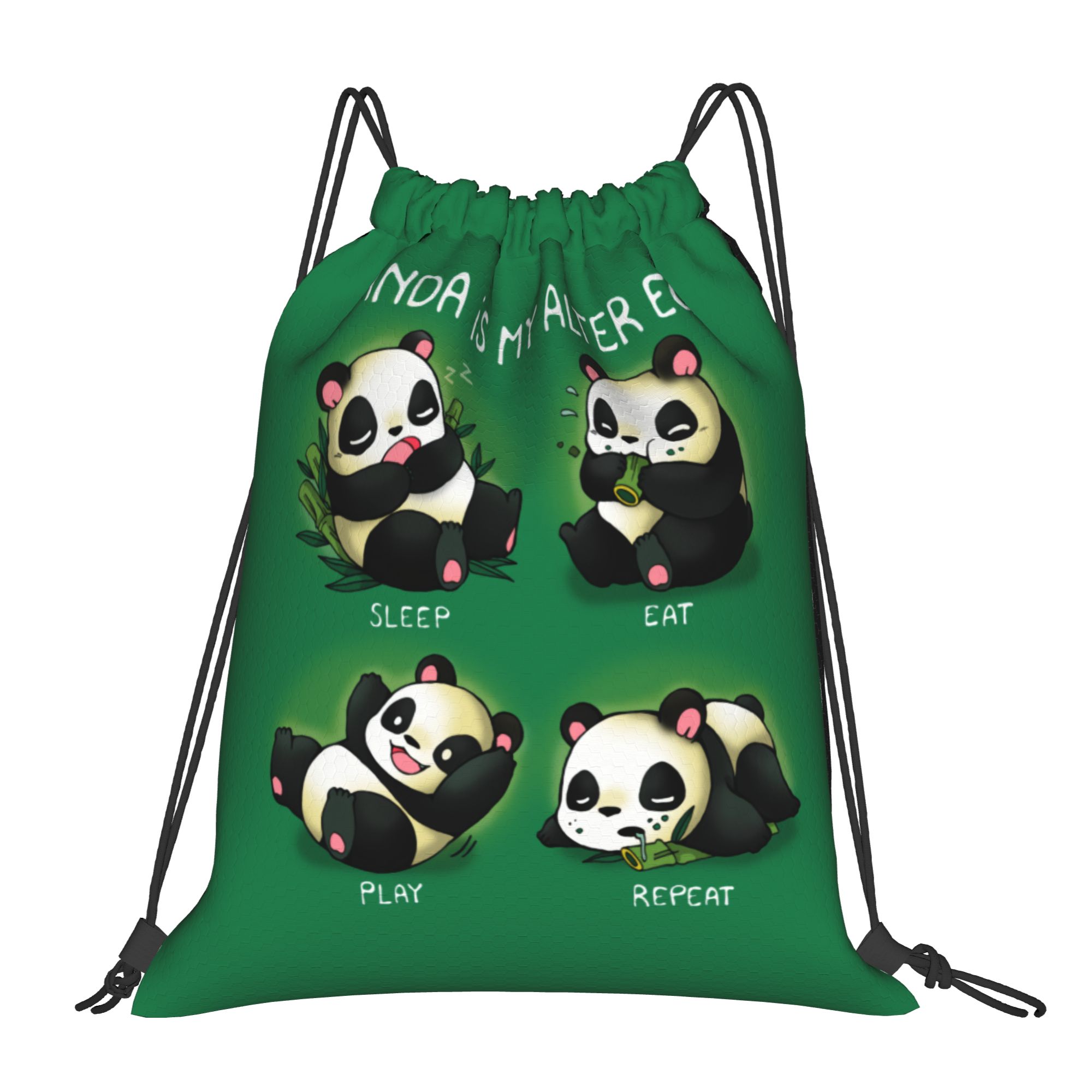Women'S Bags Ego - Borse con coulisse personalizzate Panda Alter