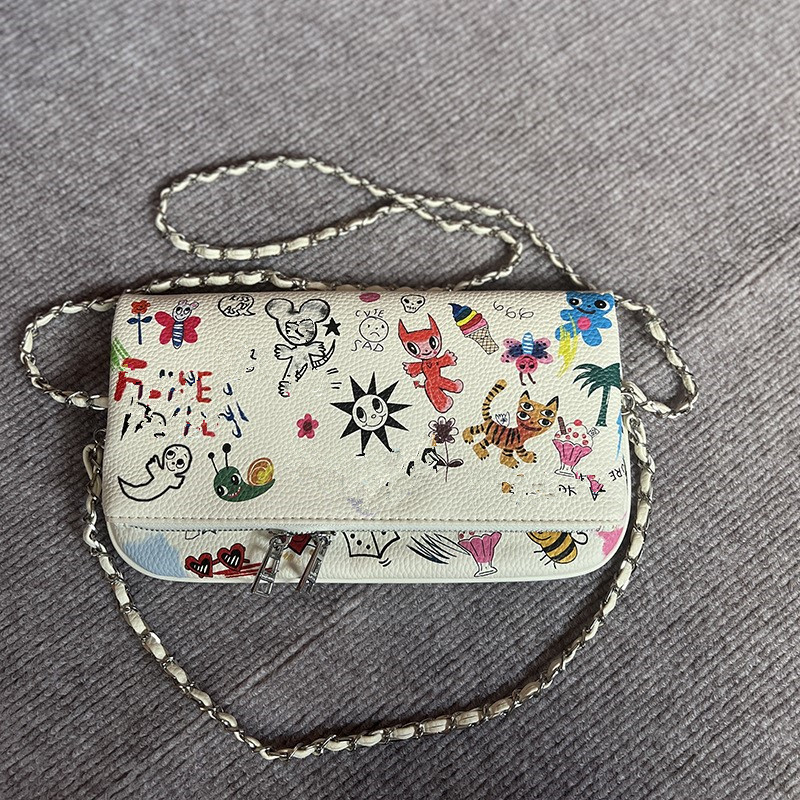 Women'S Kipling Bags - Nuovo Graffiti Illustrazione Stampata Moda Classica