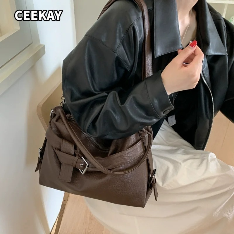 Borsa tote nera Y2K grande cap - Women'S Young Bags recensione e prezzo