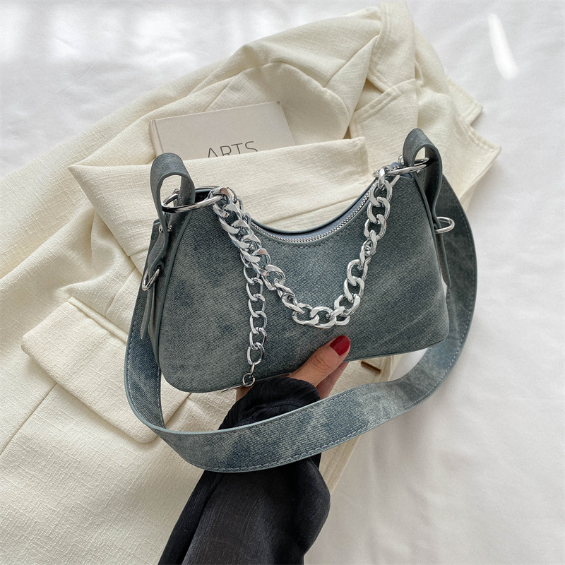 Borsa a Mano in Denim per Donn - Women'S Kipling Bags recensione e prezzo