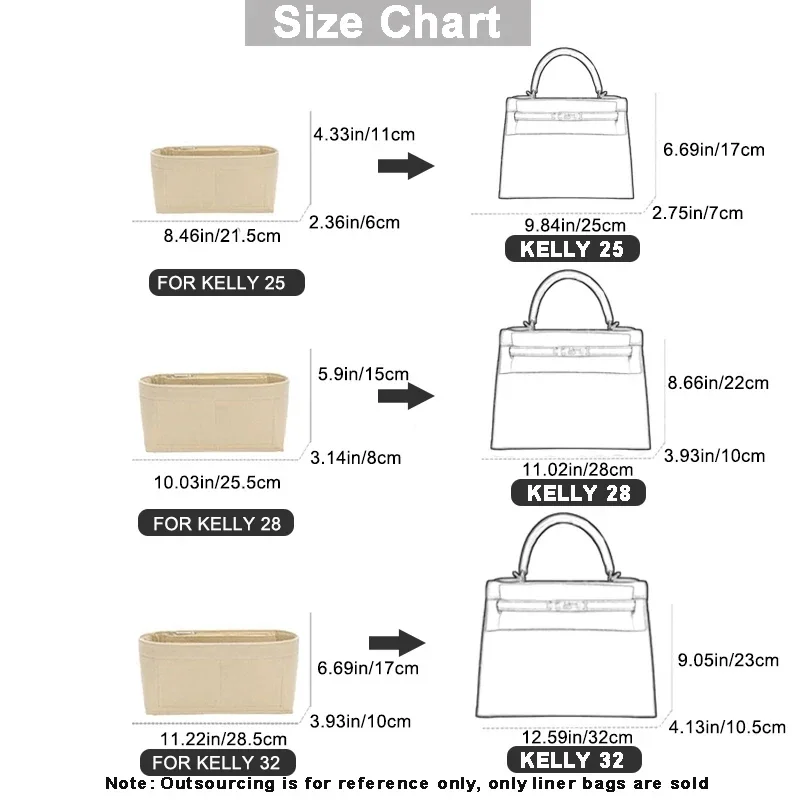 Organizzatore di borse con ins - Women Bags Hermes recensione e prezzo