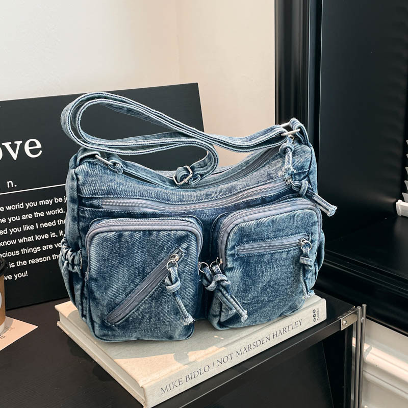 Borsa a Tracolla in Denim alla - Women'S Kipling Bags recensione e prezzo