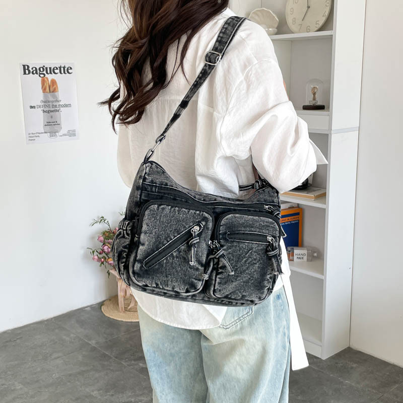 Borsa a Tracolla in Denim alla - Women'S Kipling Bags recensione e prezzo