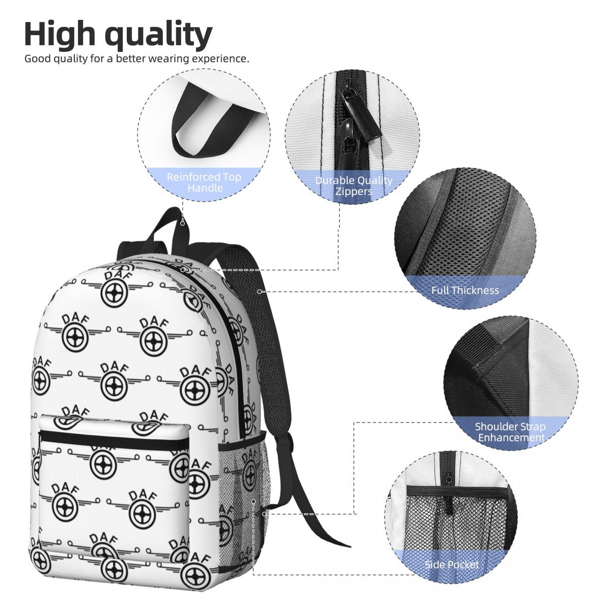 Zaino con logo Daf Truck, desi - Women Bags Vector recensione e prezzo