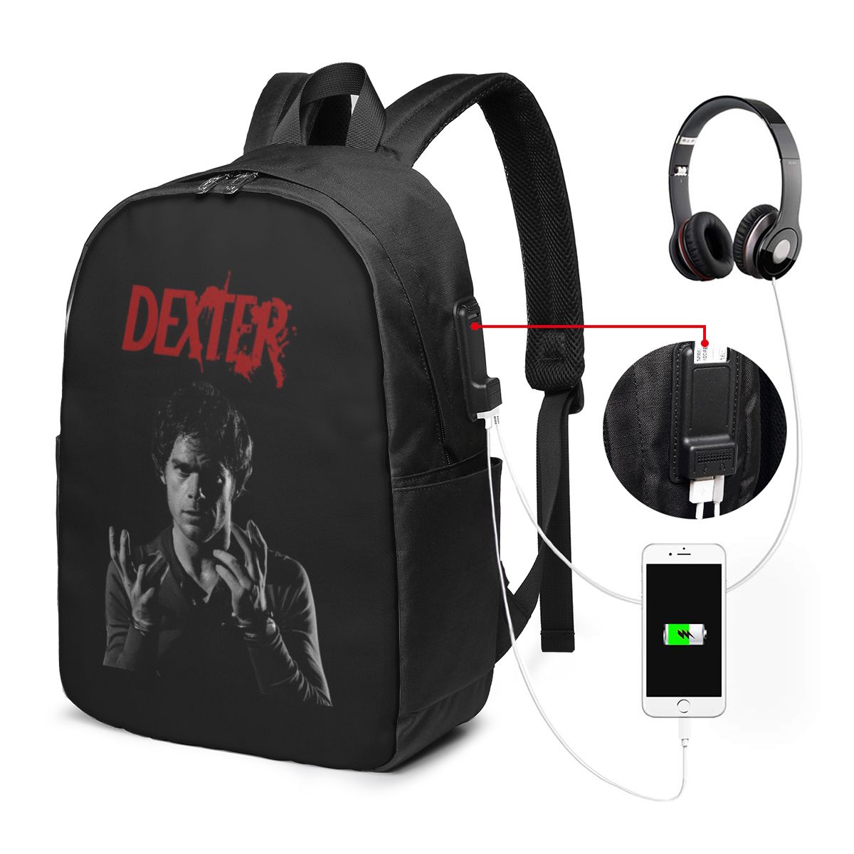 Zaino Movie Dexter Morgan, bor - Women Bags For College recensione e prezzo