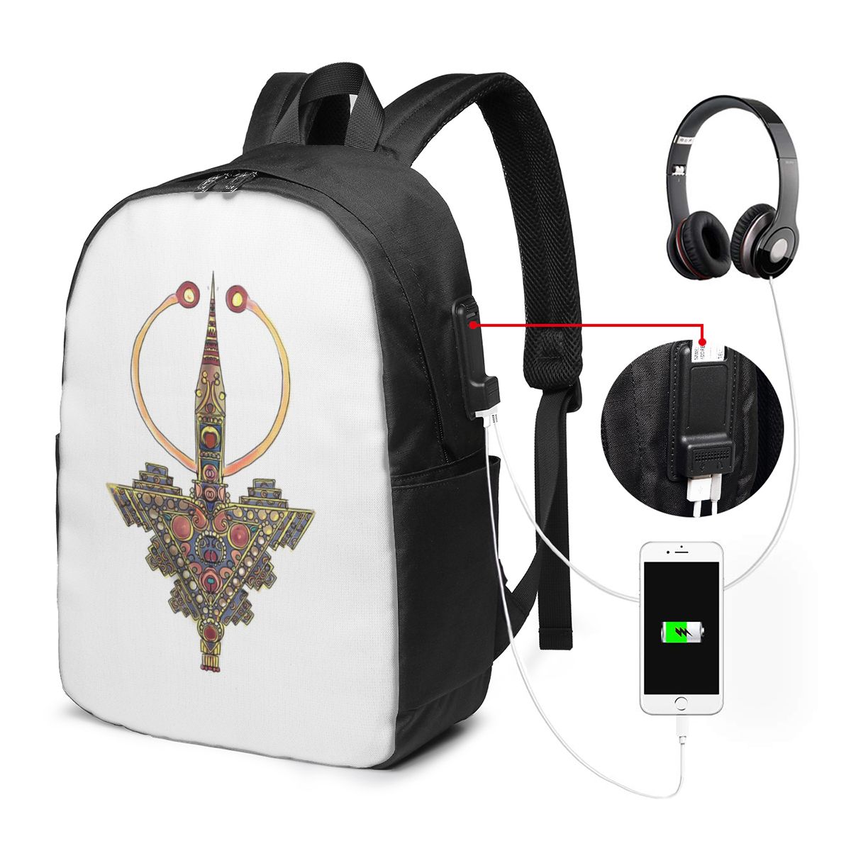 Zaino da viaggio Kabyle Jewelr - Women Bags For College recensione e prezzo