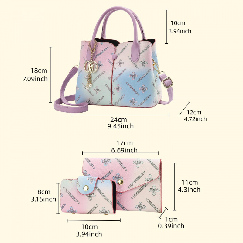 Set di Tre Borse Sfumate per D - Women Bags For Gift recensione e prezzo